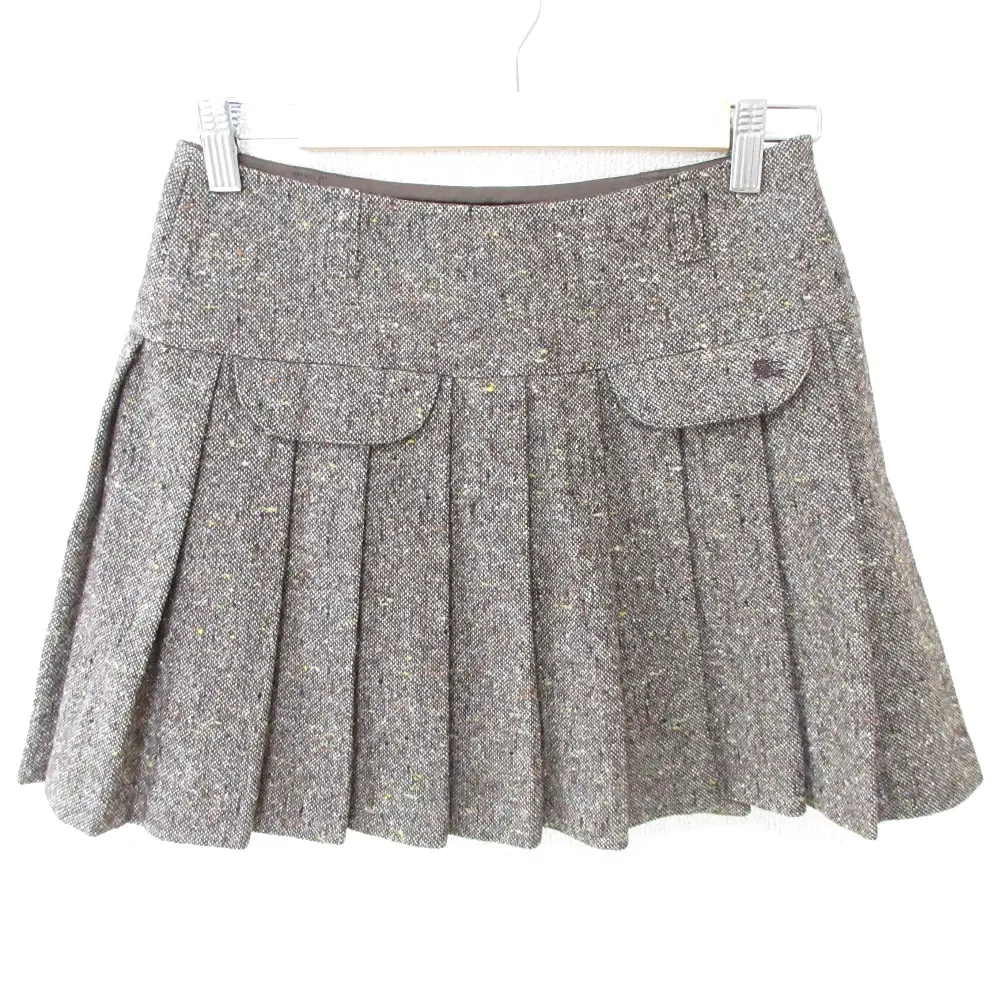 BURBERRY BLUE LABEL バーバリーブルーレーベル ツイード プリーツ