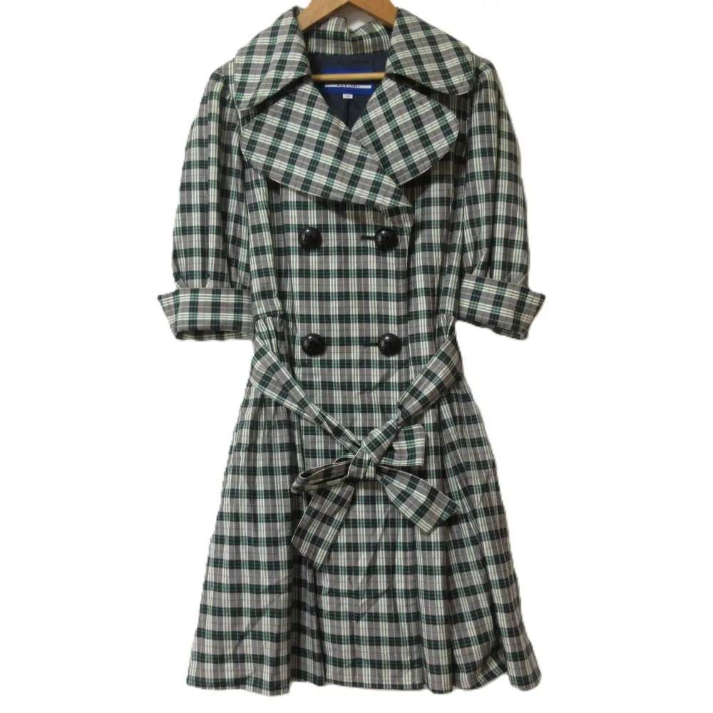 バーバリー ブルーレーベル ロングコート 新品 定価5万円 バーバリーブルーレーベル（BURBERRY BLUE LABEL）コートの高価買取