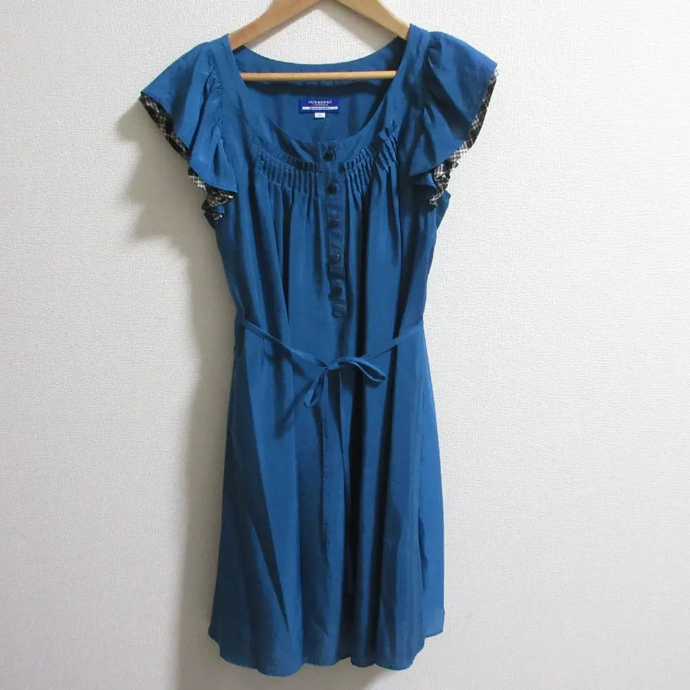 BURBERRY BLUE LABEL バーバリーブルーレーベル フリルスリーブ