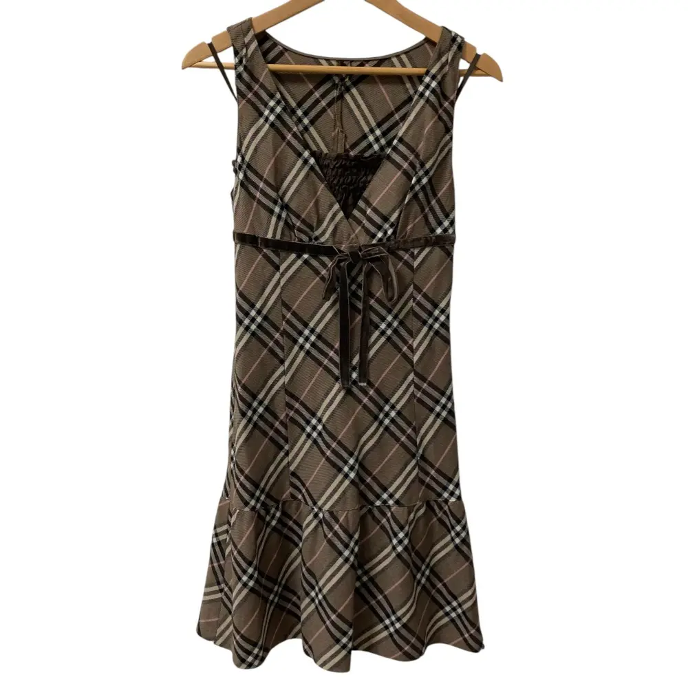 BURBERRY BLUE LABEL バーバリーブルーレーベル ひざ丈 ノースリーブ