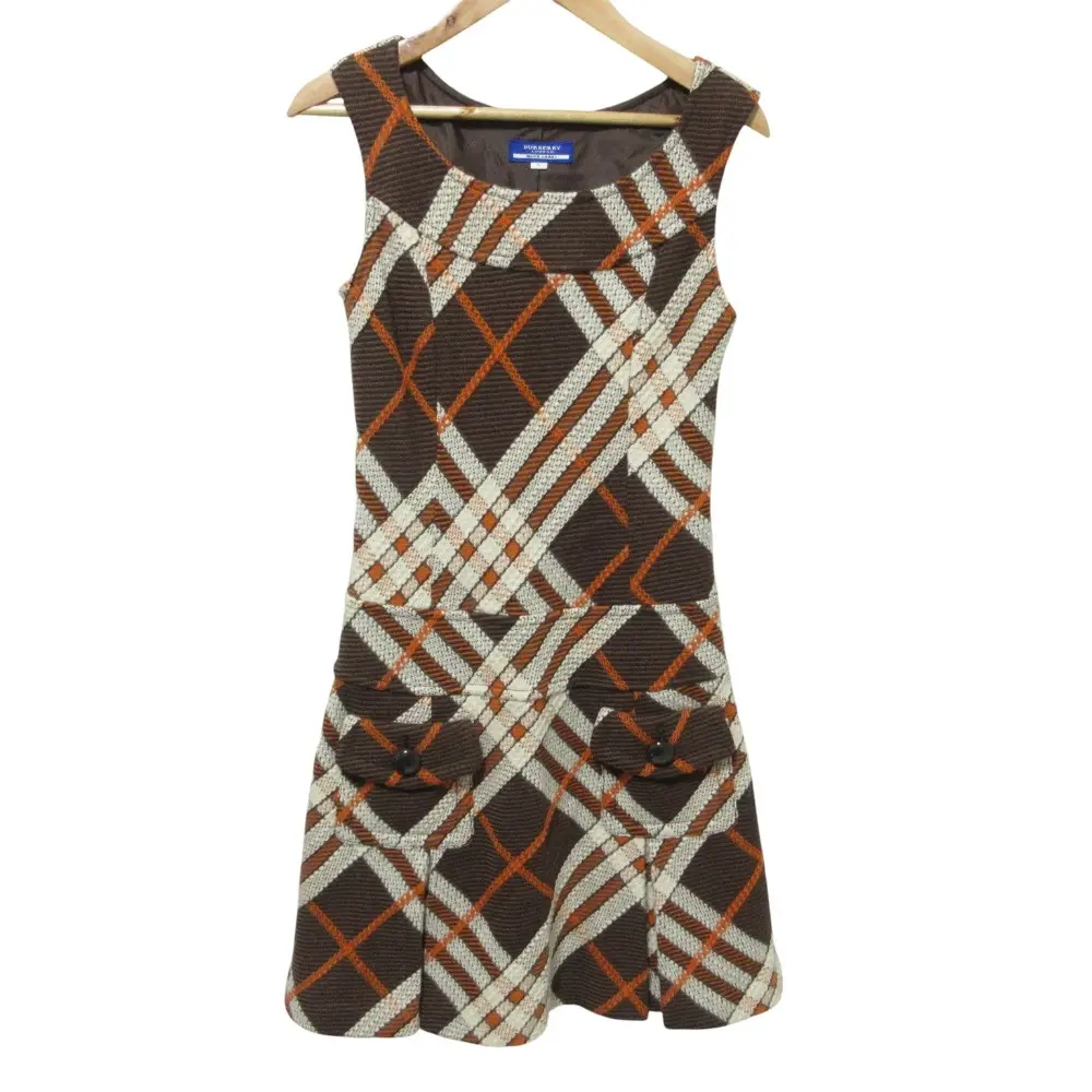 BURBERRY BLUE LABEL バーバリーブルーレーベル ひざ丈 ノースリーブ