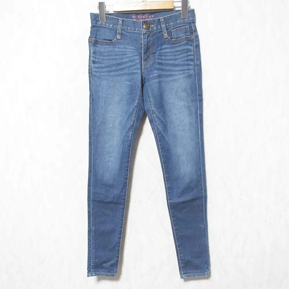 BURBERRY BLUE LABEL バーバリーブルーレーベル ストレッチ デニムパンツ ジーンズ サイズ36 ブルー
