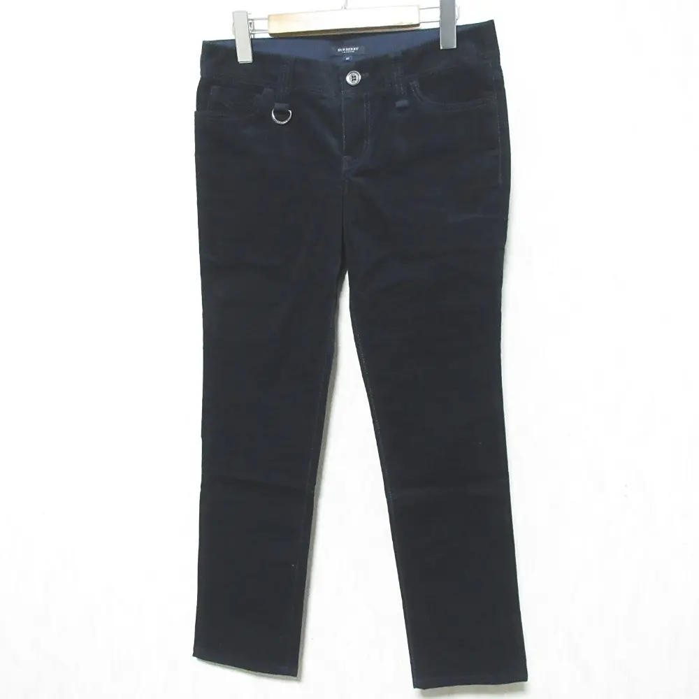 BURBERRY LONDON バーバリーロンドン ストレッチ スリム コーデュロイパンツ 40 ネイビー