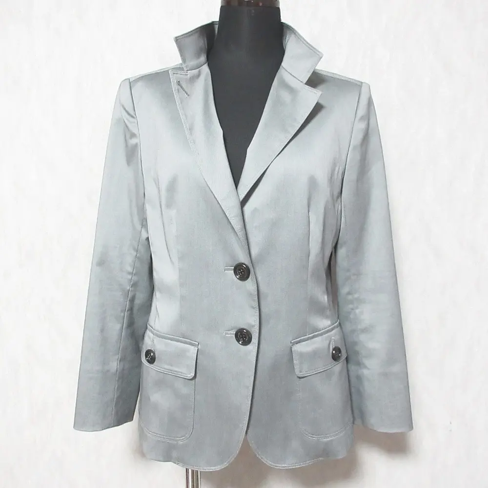 BURBERRY LONDON バーバリー ロンドン 2B テーラードジャケット B1E35-164-07 サイズ38 グレー