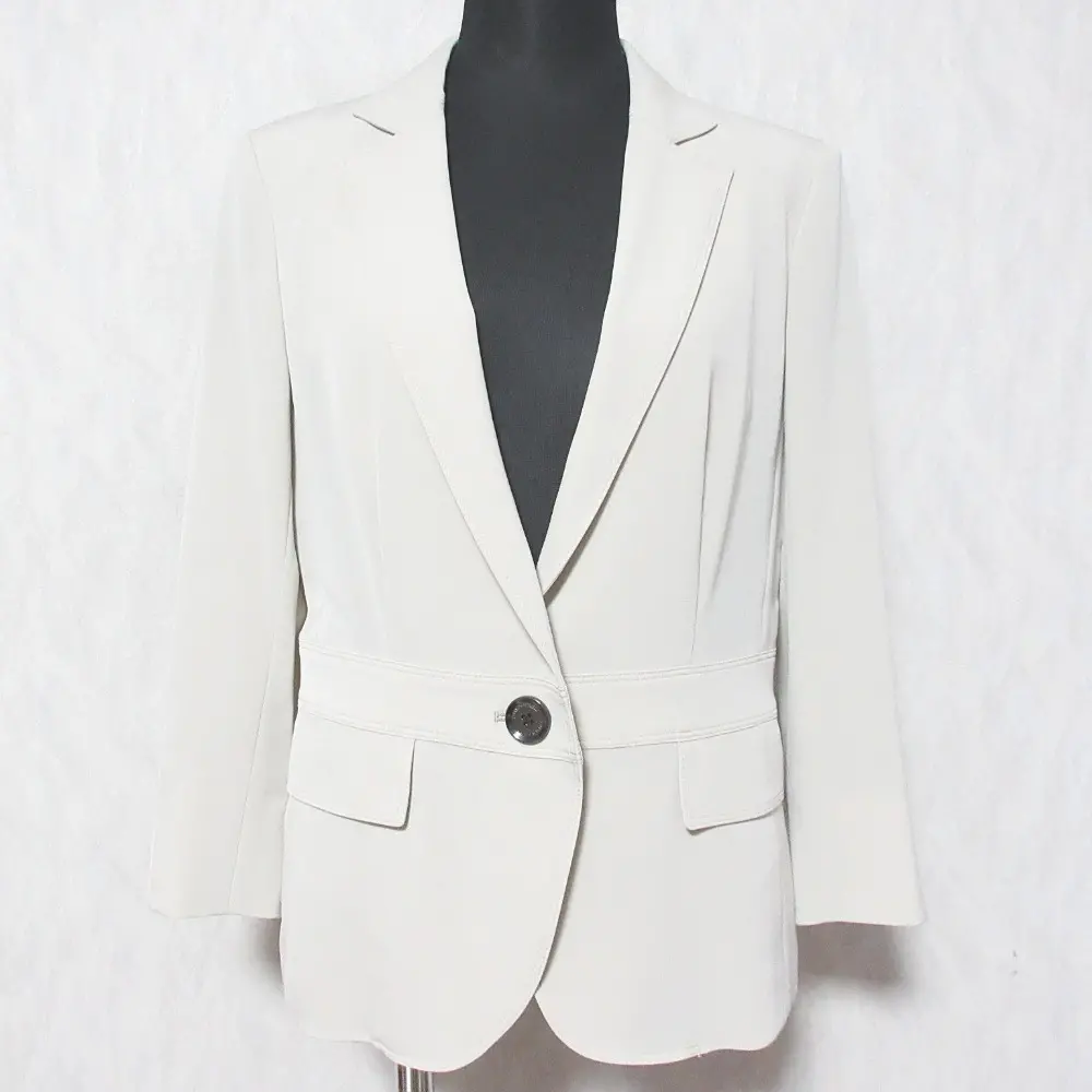 BURBERRY LONDON バーバリー ロンドン 1B テーラードジャケット B1E09-151-40 サイズ38 ベージュ