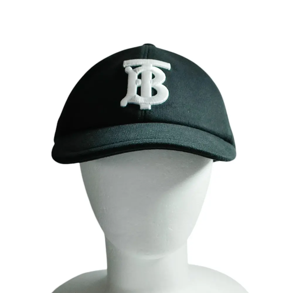 BURBERRY バーバリー TBロゴ刺繍 ベースボールキャップ 帽子 8038141 M ブラック