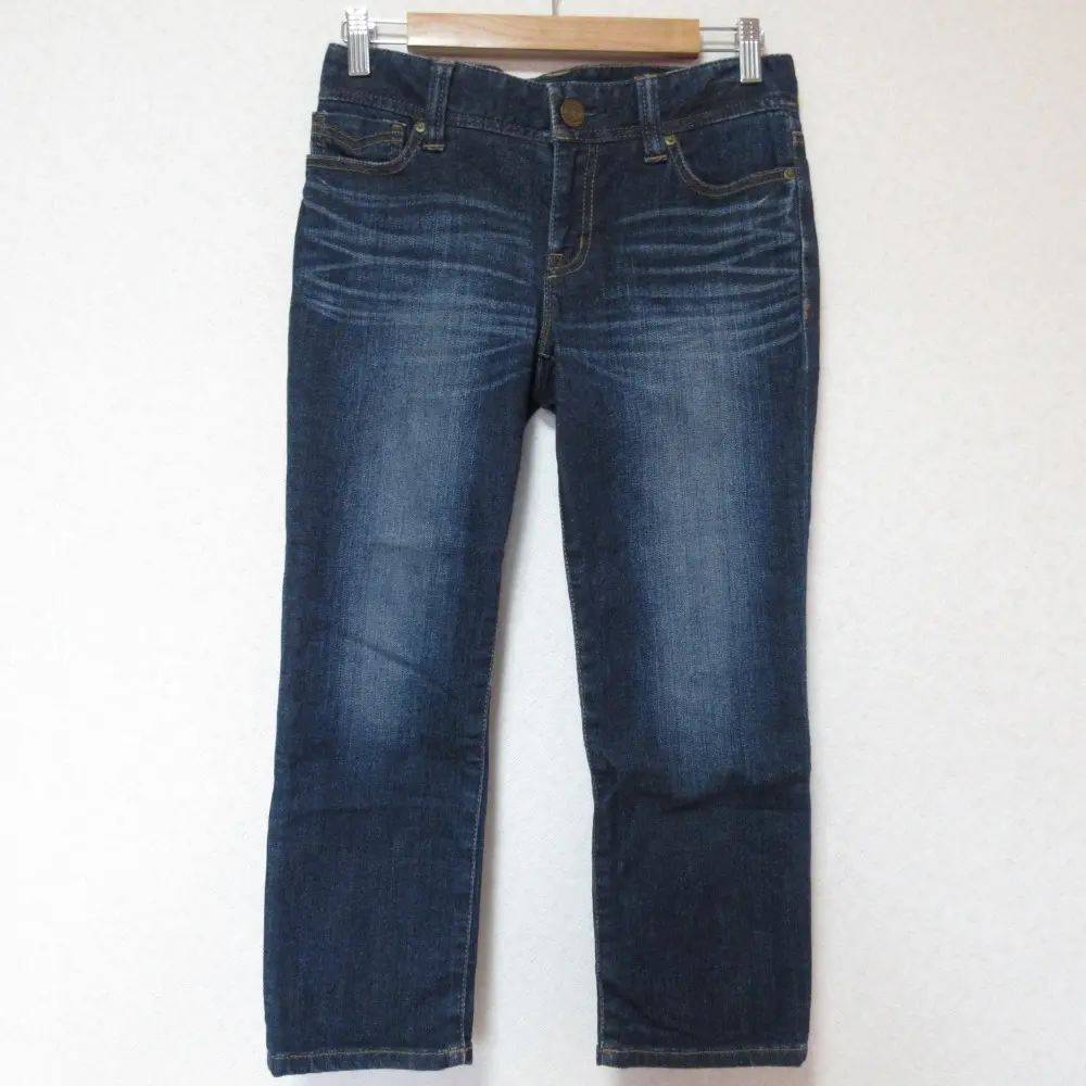 BURBERRY バーバリー ストレッチ クロップド アンクル デニムパンツ ジーンズ 38 インディゴ