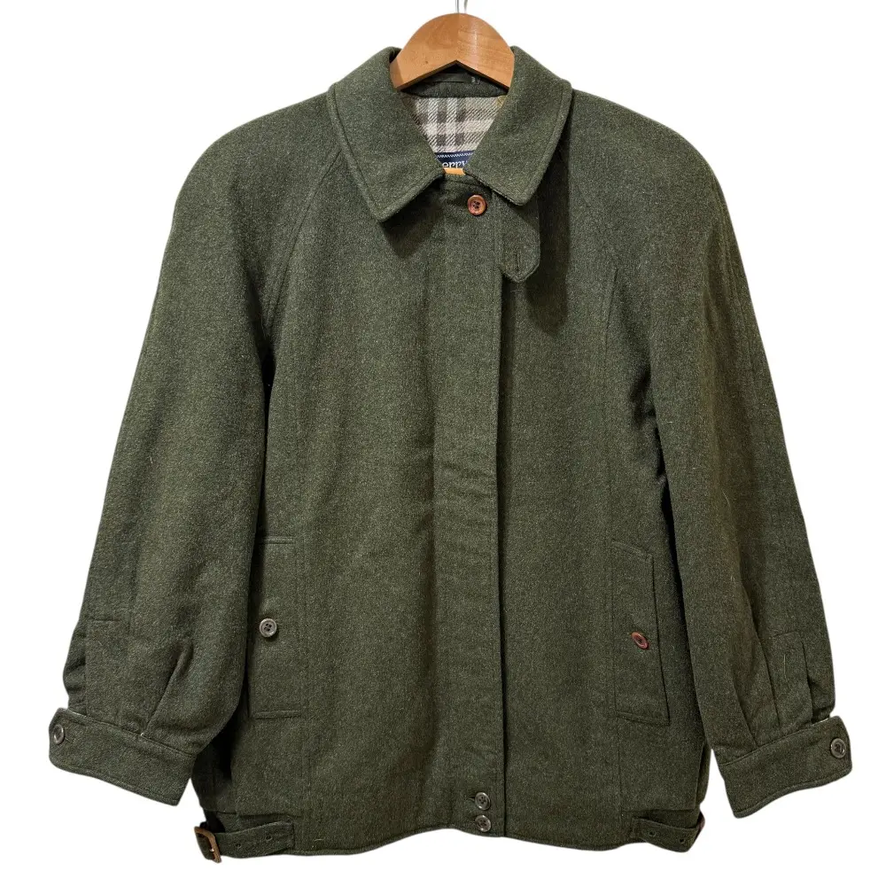 Burberry's バーバリーズ 英国製 ヴィンテージ 裏地ノバチェック ジャケット ブルゾン カーキ