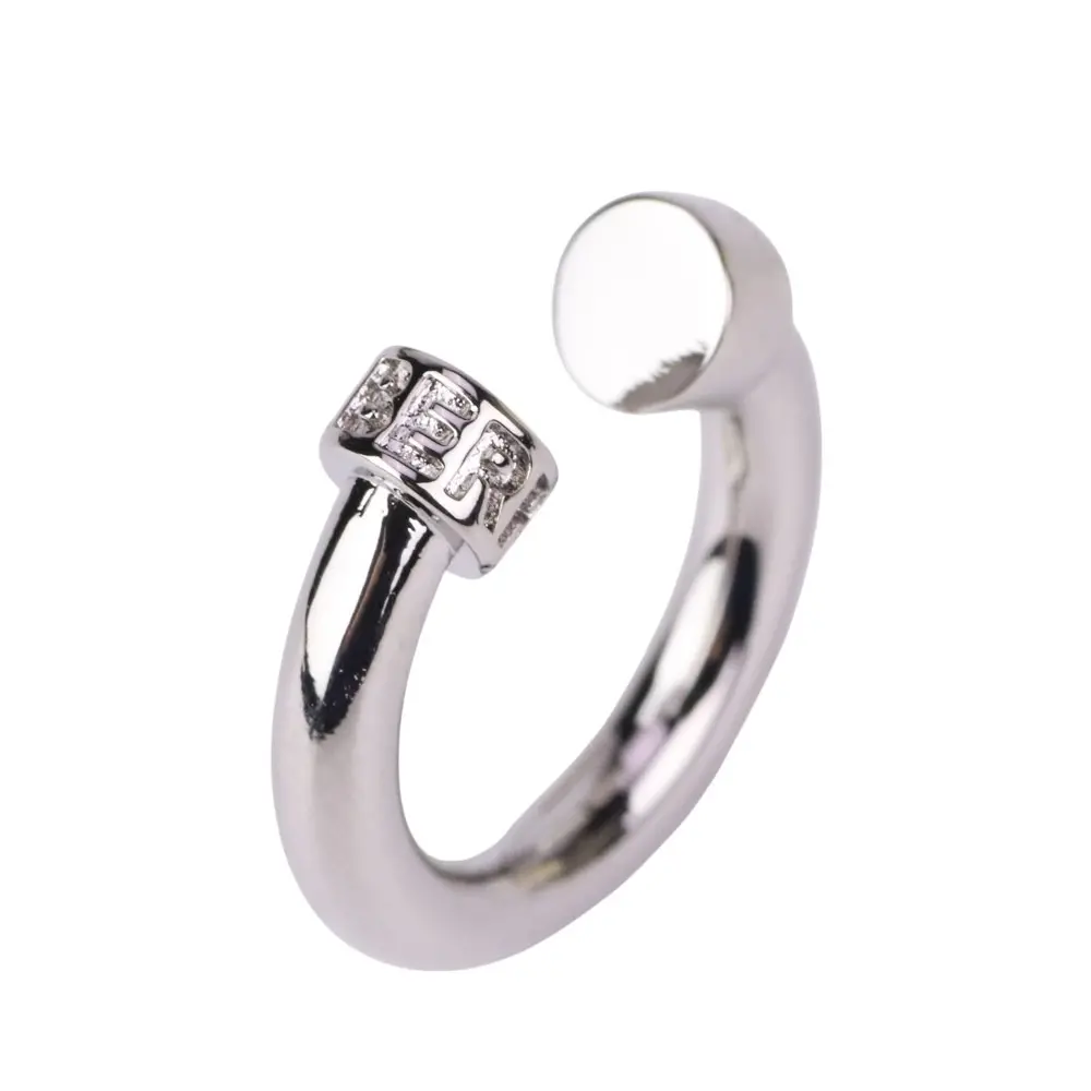 BURBERRY バーバリー EAR CUFF 18MM イヤーカフ シルバーカラー