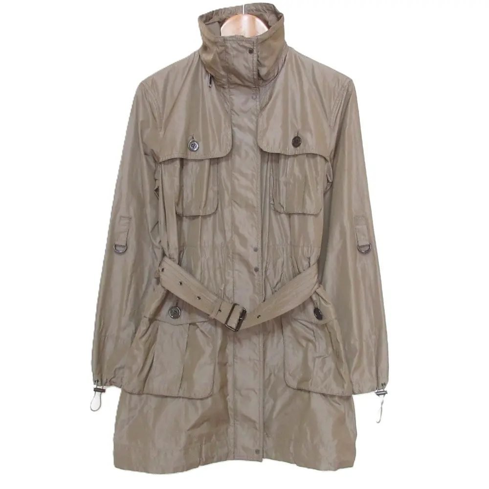 BURBERRY LONDON バーバリーロンドン ベルテッド シングル トレンチコート 38 ブラウンベージュ