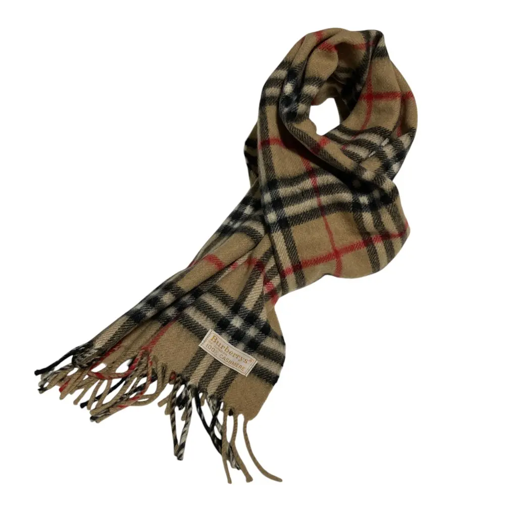 BURBERRY’S バーバリーズ ノバチェック柄 カシミヤ マフラー ベージュ