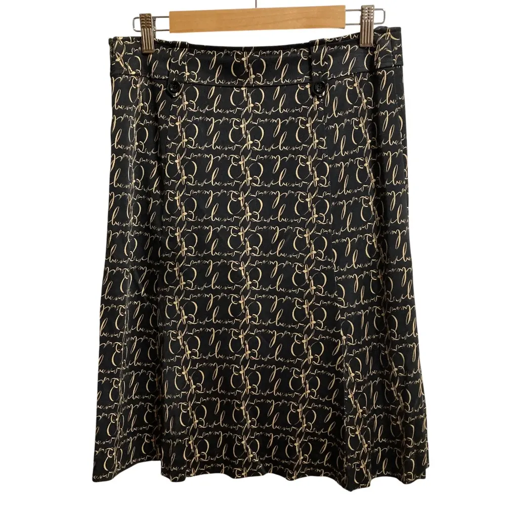 BURBERRY LONDON バーバリーロンドン ベルト柄スカート サイズ40 ブラック