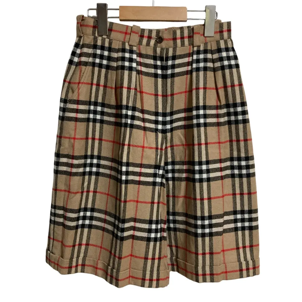 BURBERRY バーバリー ヴィンテージ ノバチェック ハーフパンツ ショートパンツ 66cm ベージュ