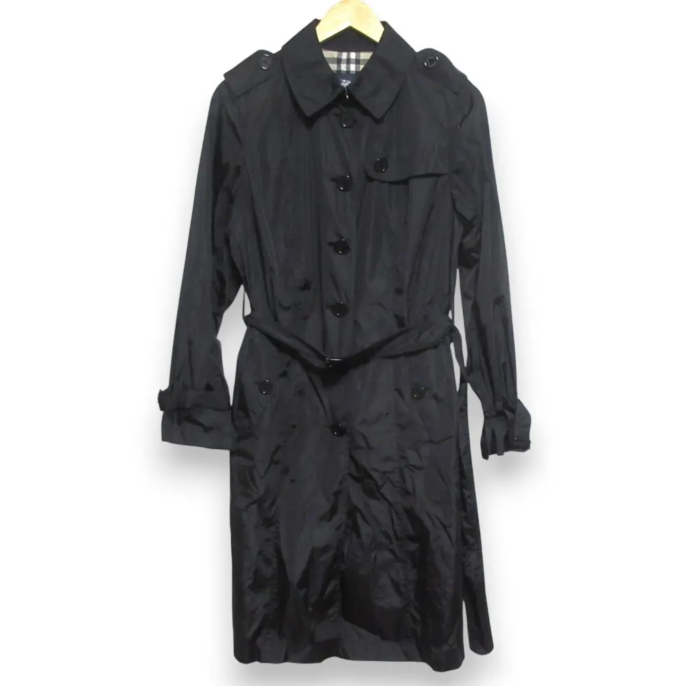 BURBERRY LONDON バーバリー ナイロントレンチコート サイズ44 ブラック
