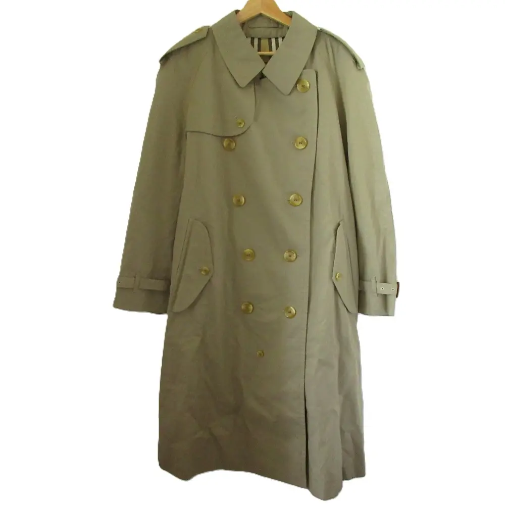 Burberrys バーバリーズ 英国製 ヴィンテージ 裏地ノバチェック柄 ベルト付き トレンチコート ベージュ