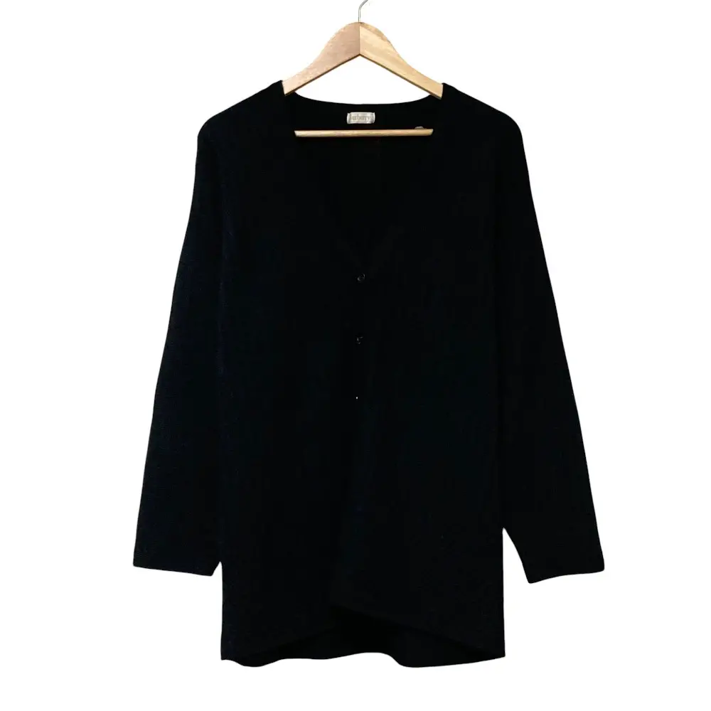 Burberrys バーバリーズ ウール アンゴラブレンド ニット カーディガン ヴィンテージ Free ブラック