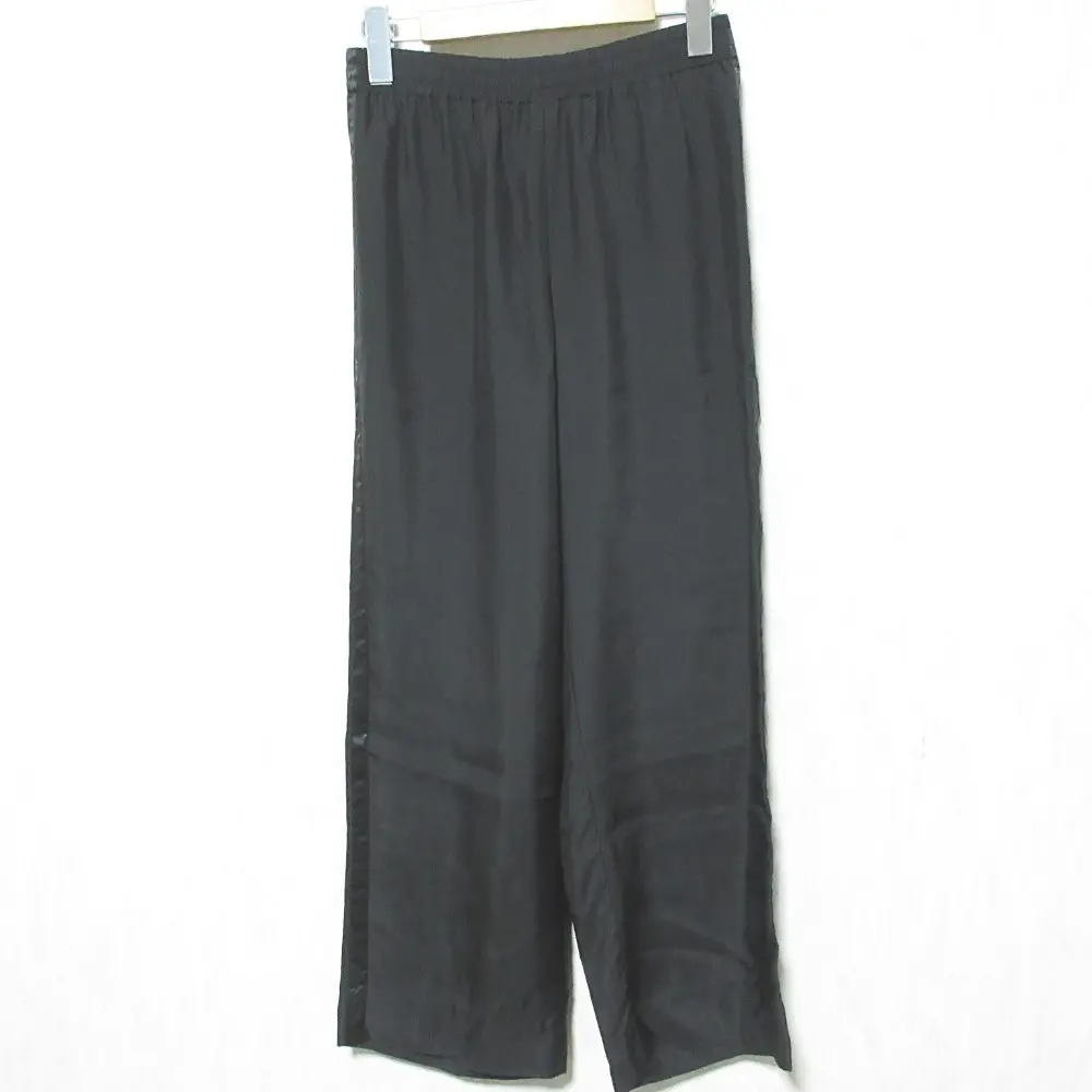 22SS CABaN キャバン キュプラサテン セミワイドパンツ サイドライン イージー スラックス 39-04-21-04004 F ブラックの買取実績【2025年1月買取】