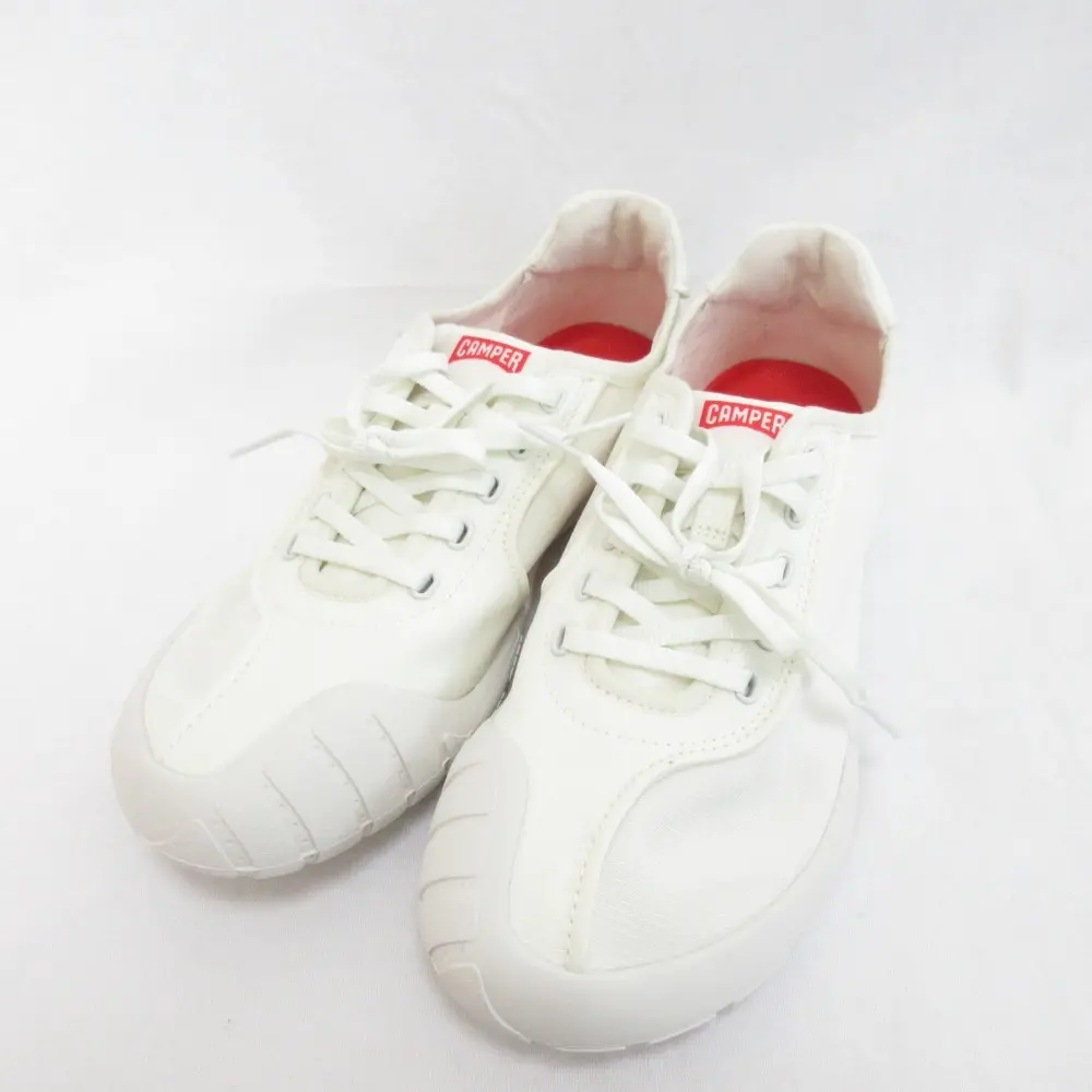 CAMPER カンペール WEB限定 PATH パス リサイクルPET 軽量 ローカット スニーカー K201542002081 サイズ37 約23.5cm ホワイト