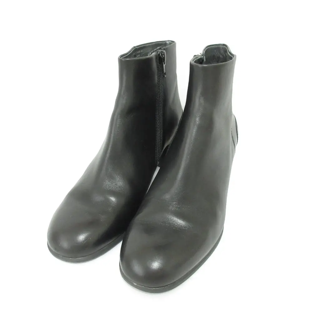 CAMPER カンペール サイドジップ レザー アンクルブーツ サイズ37 約23.5cm ブラック