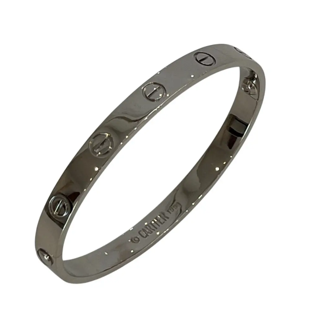 新品仕上げ済み Cartier カルティエ ラブブレスレット 750 ホワイトゴールド