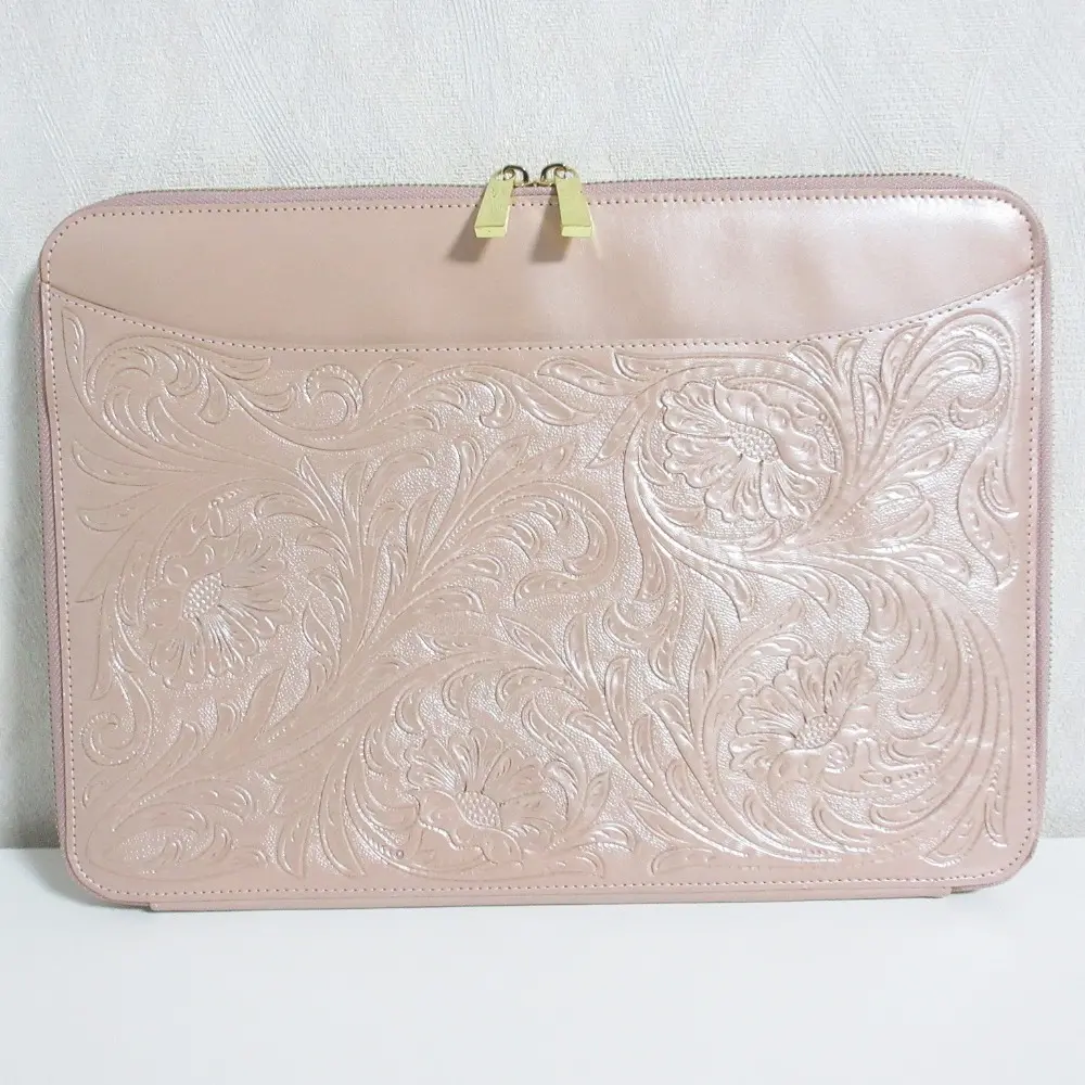 23SS CARVING TRIBES カービングトライブス Carving PC case ノートパソコンケース バッグ ポーチ 0423182601 ピンクゴールド