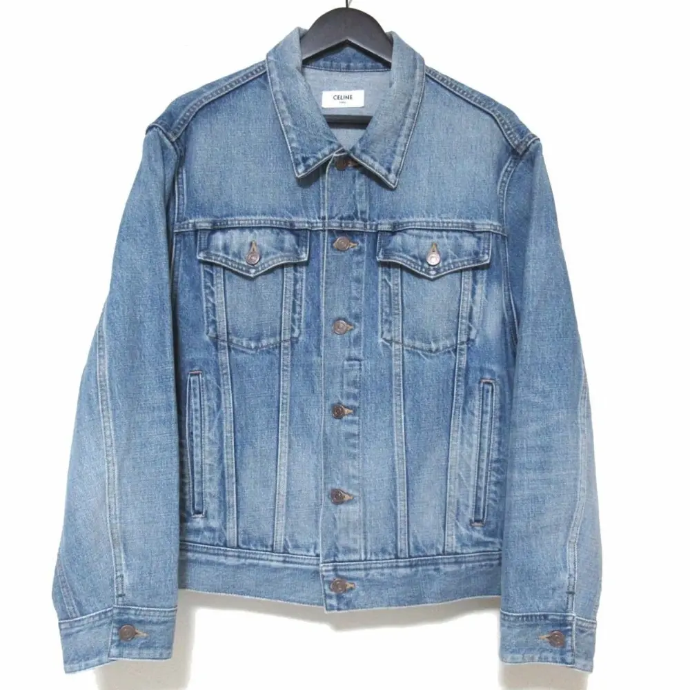 22SS CELINE セリーヌ ピスモウォッシュ デニムジャケット Gジャン