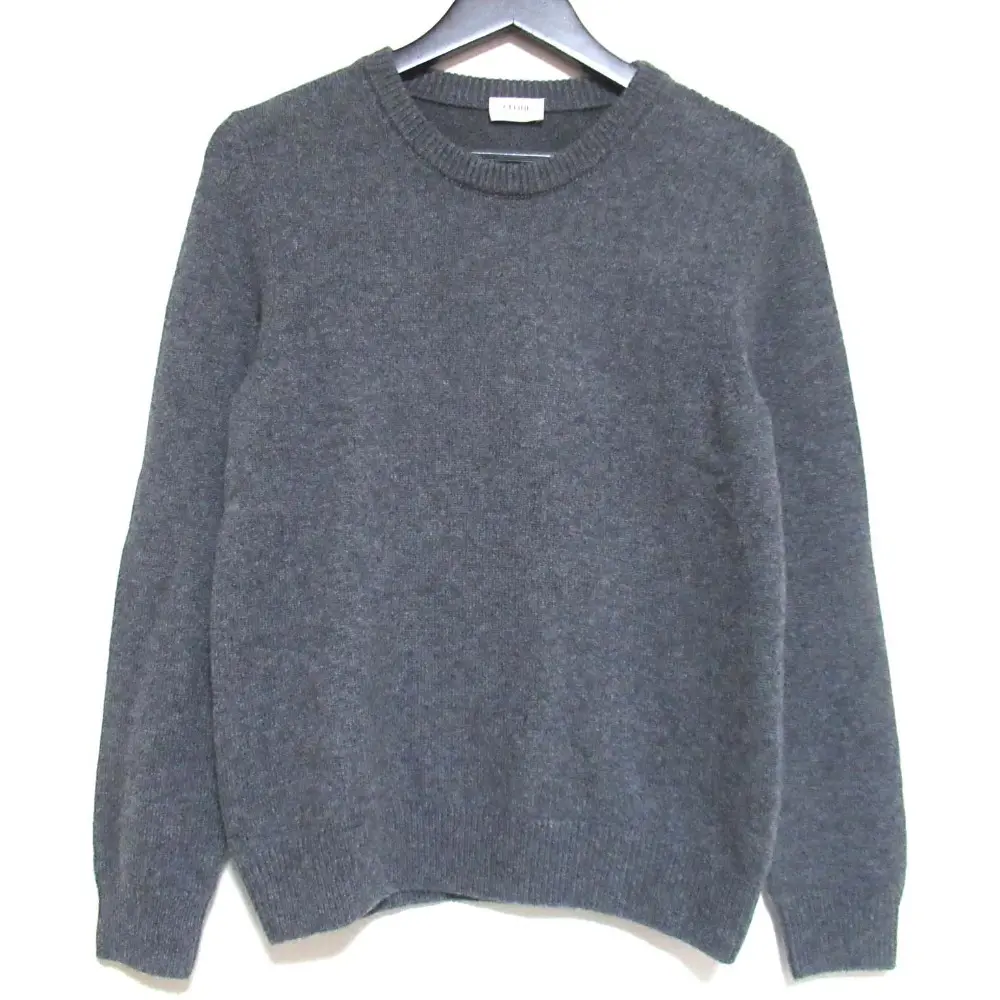CELINE セリーヌ エディ期 カシミヤ ロングスリーブ 長袖 クルーネック ニット セーター グレー