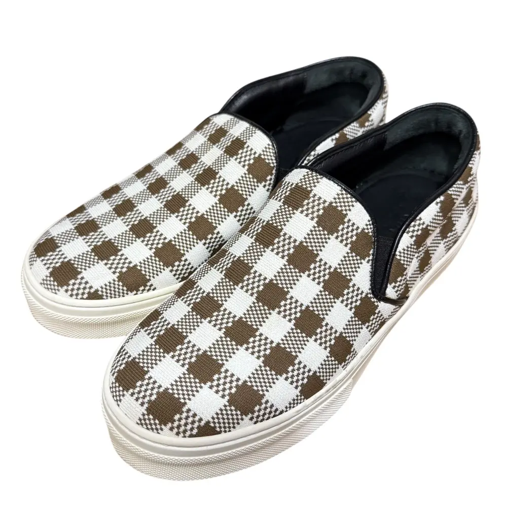 CELINE セリーヌ フィービー期 スケータースリッポン スニーカー 36 23cm相当 カーキ×ホワイト