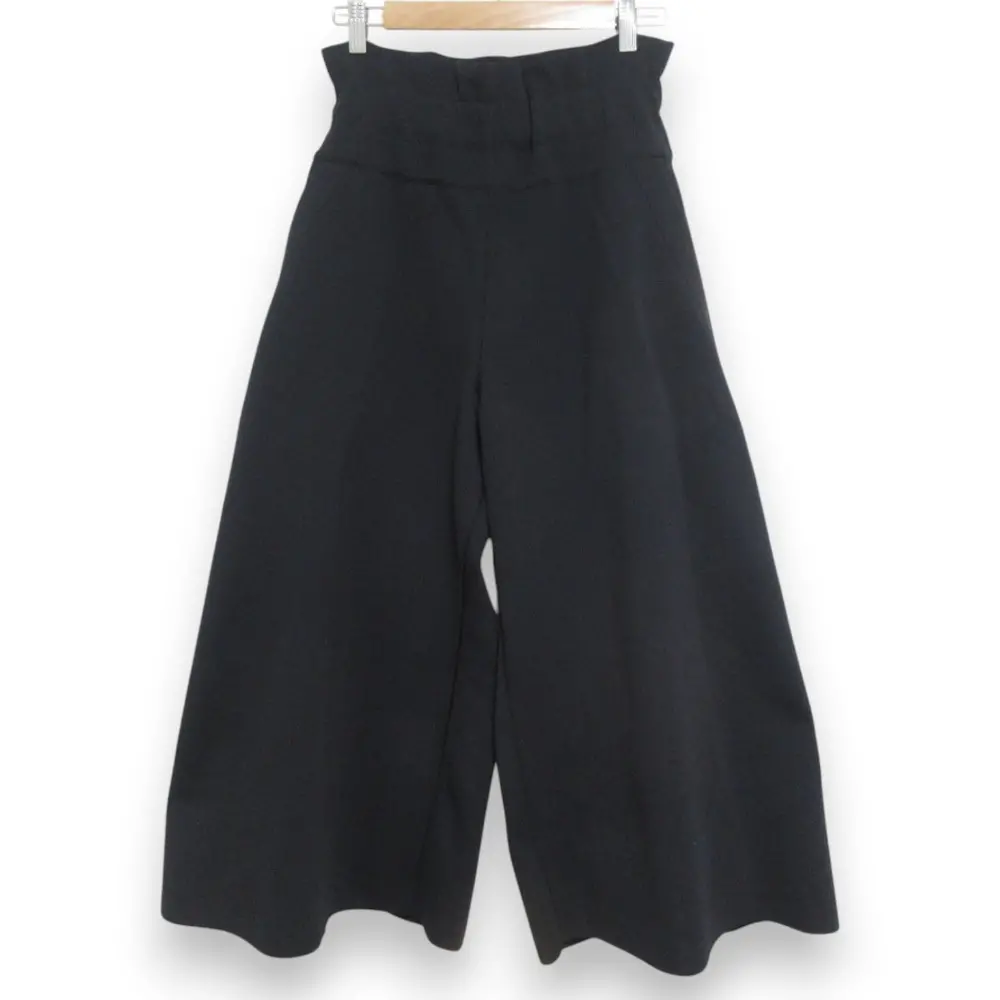 CFCL シーエフシーエル MILAN RIB WIDE PANTS ウエストギャザー イージーワイドパンツ CF003KF045 サイズ1 ブラック