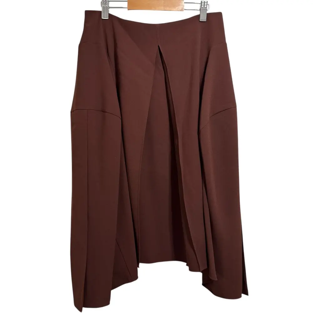 Chloe クロエ ひざ丈 アシンメトリー スカート サイズ38 ブラウン
