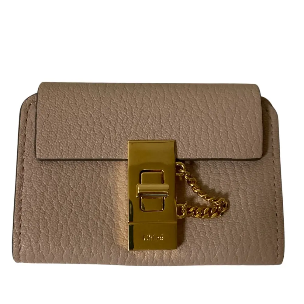 Chloe クロエ DREW ドリュー レザー 6連 キーケース ピンクベージュ