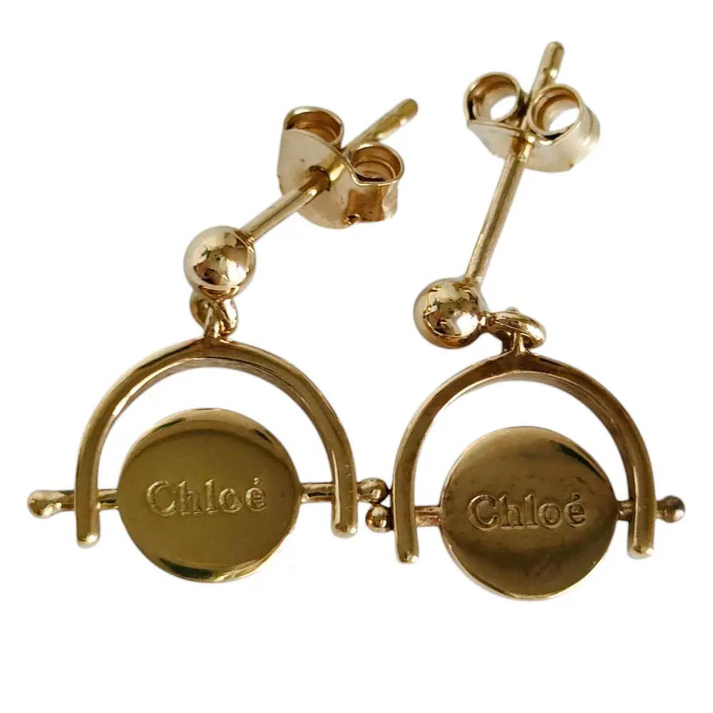 Chloe クロエ ロゴ サークルモチーフ スタッドピアス アクセサリー ゴールドカラーの買取実績【2025年8月買取】