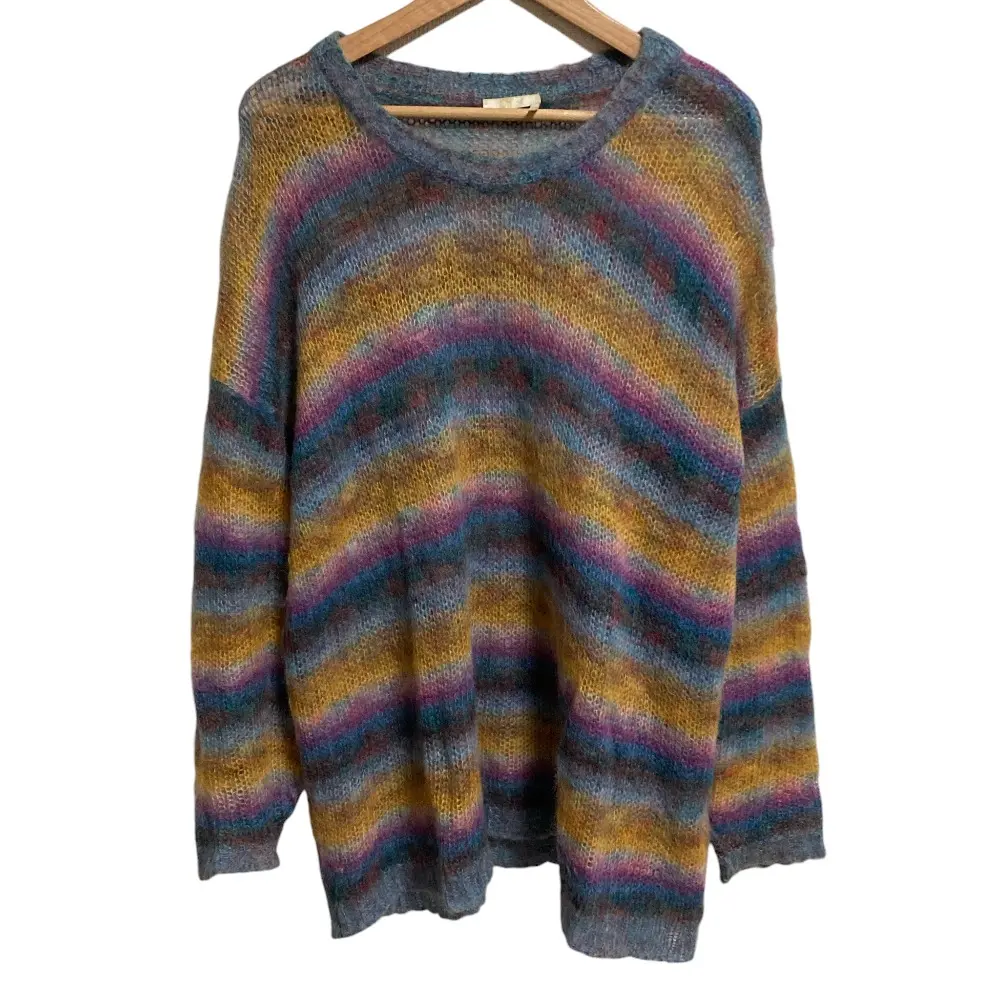 Chloe クロエ モヘヤ ボーダーニット セーター XSサイズ マルチカラー