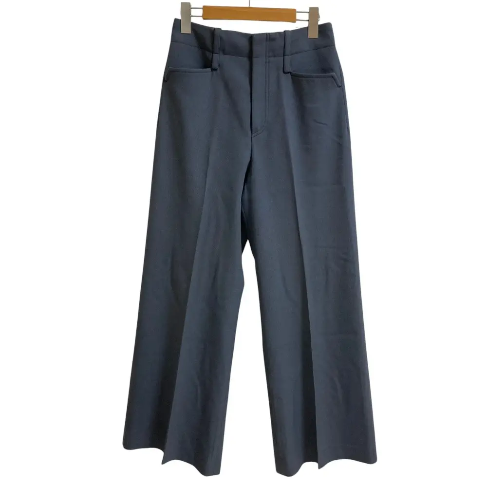 Chloe クロエ ワイド スラックスパンツ サイズ34 ブルー系