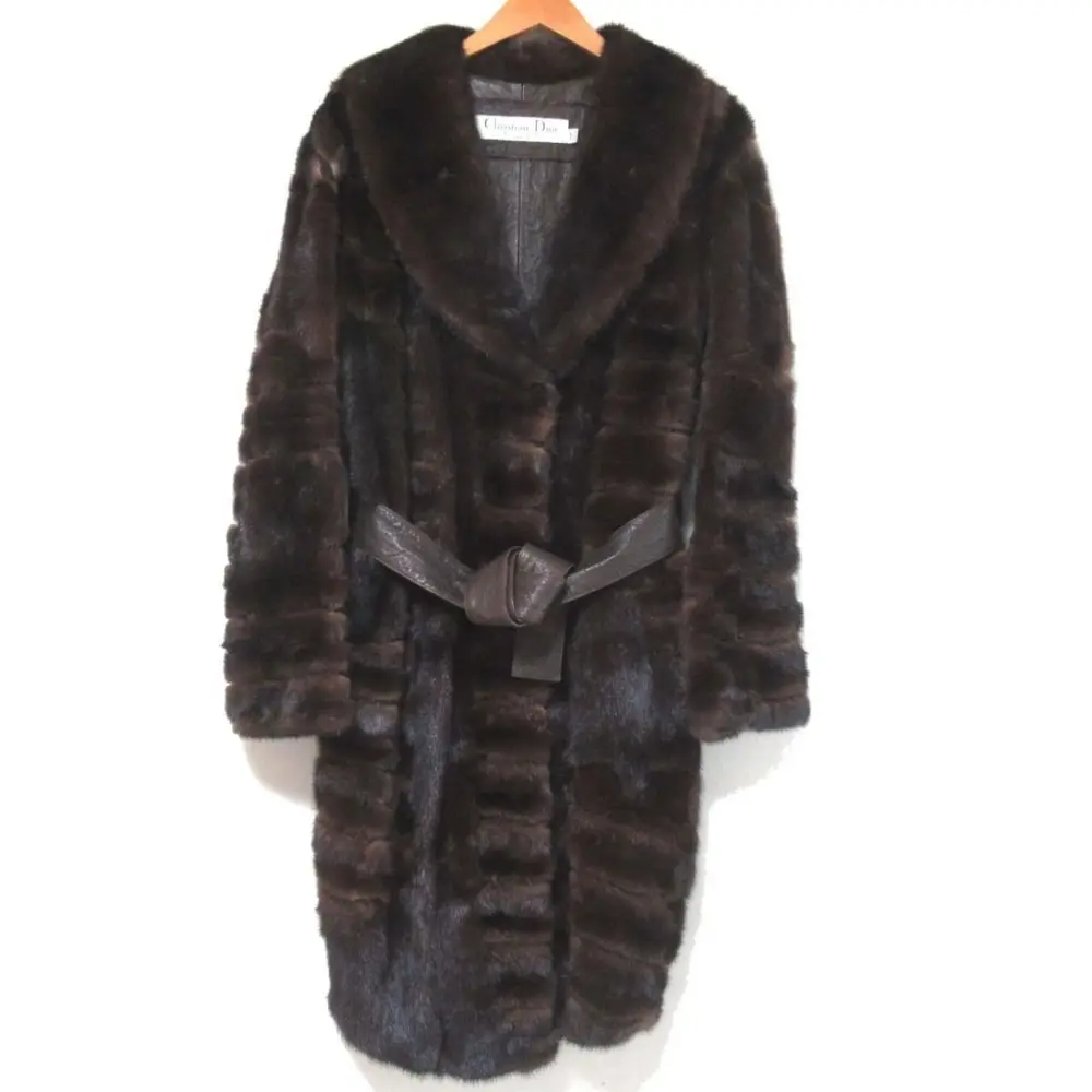 Dior クリスチャンディオール ガリアーノ期 ミンク×ラムレザー