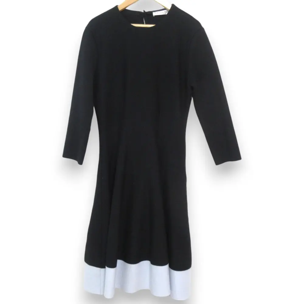 Christian Dior クリスチャンディオール ウール ストレッチ バイカラー