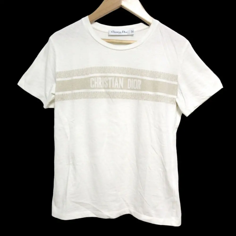 クリーニング済み Christian Dior クリスチャンディオール 半袖 ロゴT
