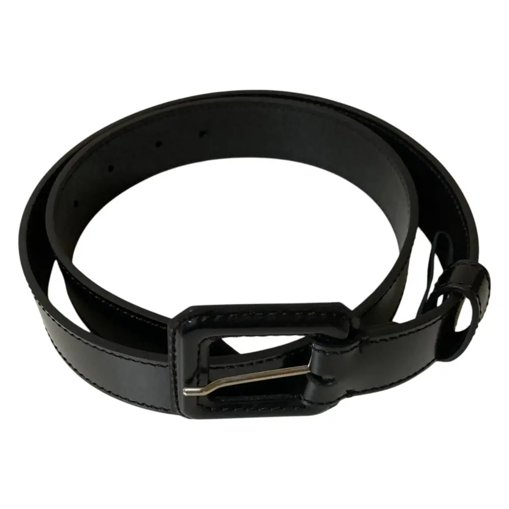 Christian Dior クリスチャンディオール ピンバックル レザーベルト ブラック