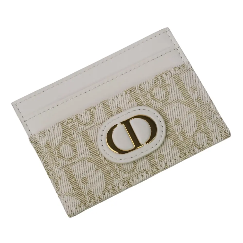 Christian Dior クリスチャンディオール 30 Montaigne モンテーニュ Freesia カードケース カードホルダー アイボリー