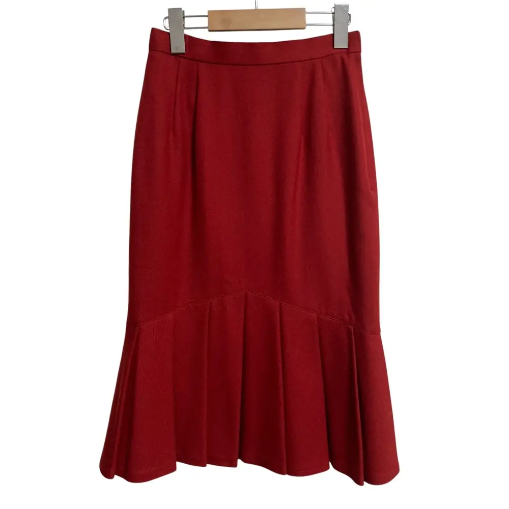 Christian Dior 赤いプリーツスカート 美品 サイズ36 Christian Dior