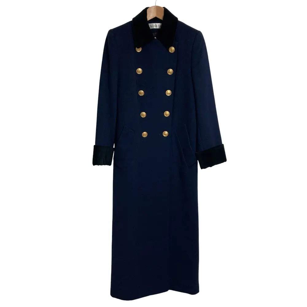 Christian Dior クリスチャンディオール ヴィンテージ 金釦 ウール