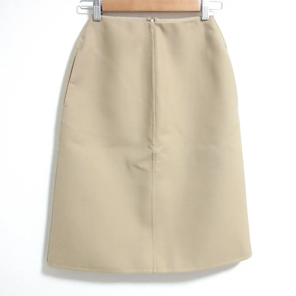 24AW Christian Dior クリスチャンディオール クラシックストレート スカート 450J17A1610 34サイズ ベージュ