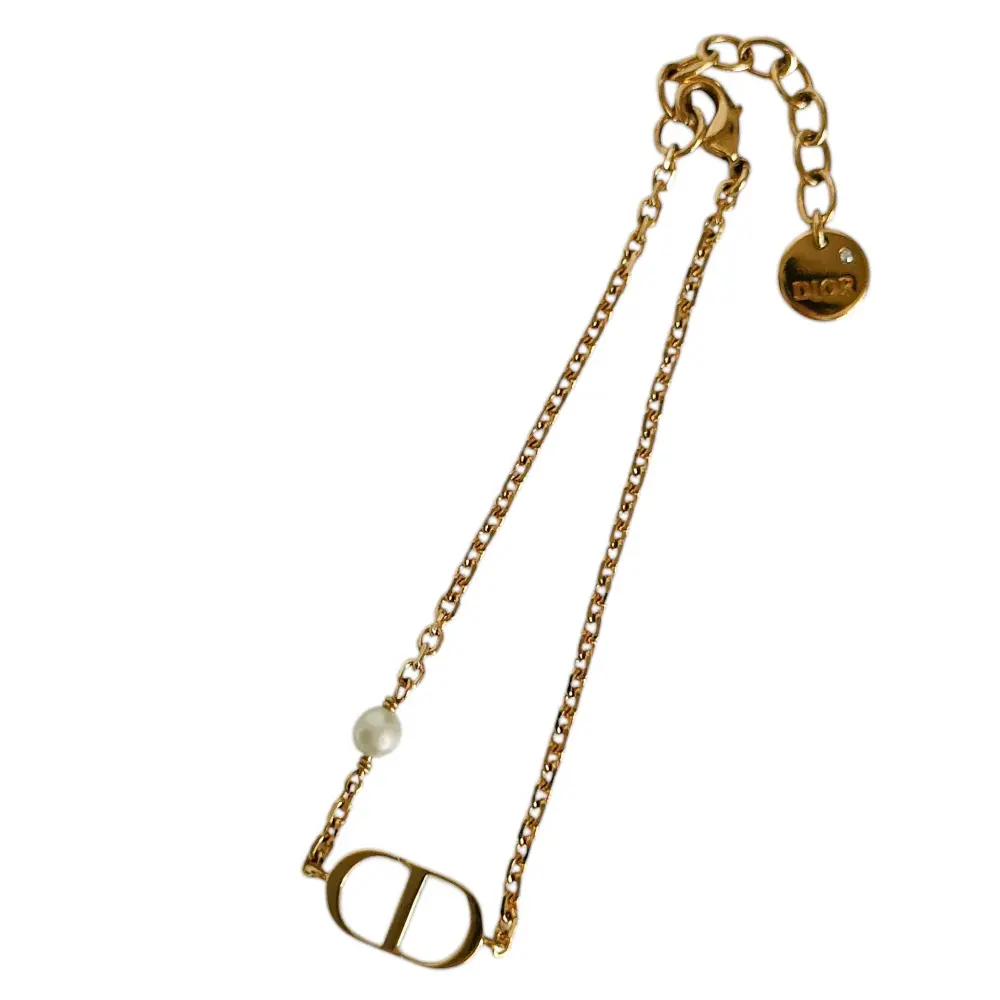 Christian Dior クリスチャンディオール プチCD チェーン ブレスレット アクセサリー B1310PTCRS D301 ゴールドカラー
