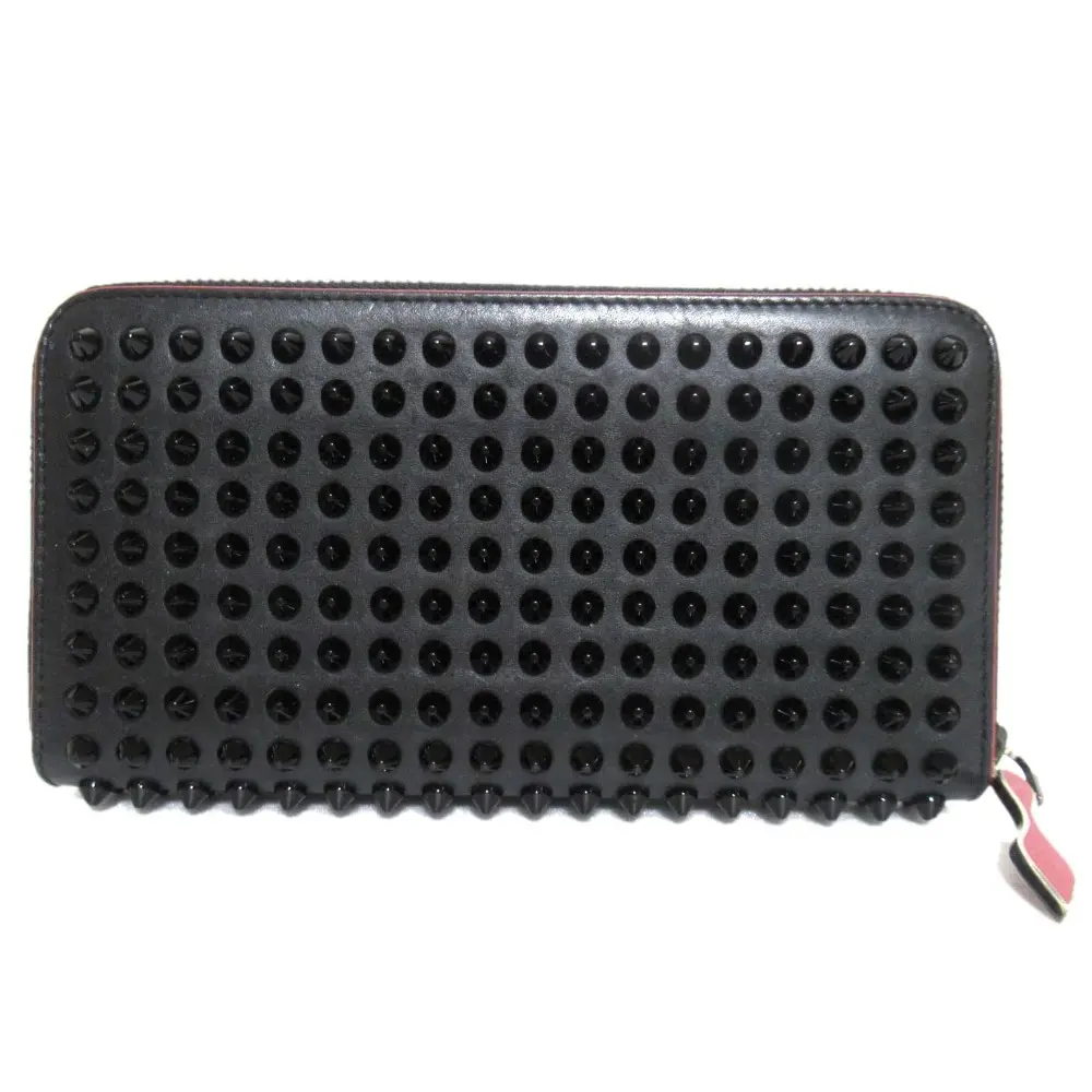 Christian Louboutin クリスチャンルブタン Panettone wallet パネトーネ ロングウォレット 長財布 カーフレザー ブラック