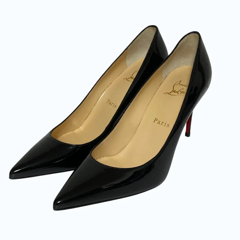 Christian Louboutin クリスチャンルブタン パテントレザー パンプス サイズ36 23cm程度 ブラック