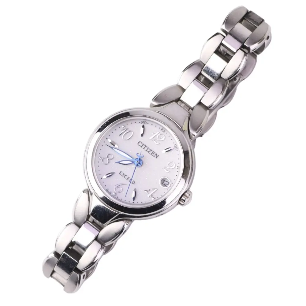 CITIZEN シチズン エクシード ハッピーフライト エコドライブ電波 レディースウォッチ 腕時計 ES9474-59W シルバーカラー