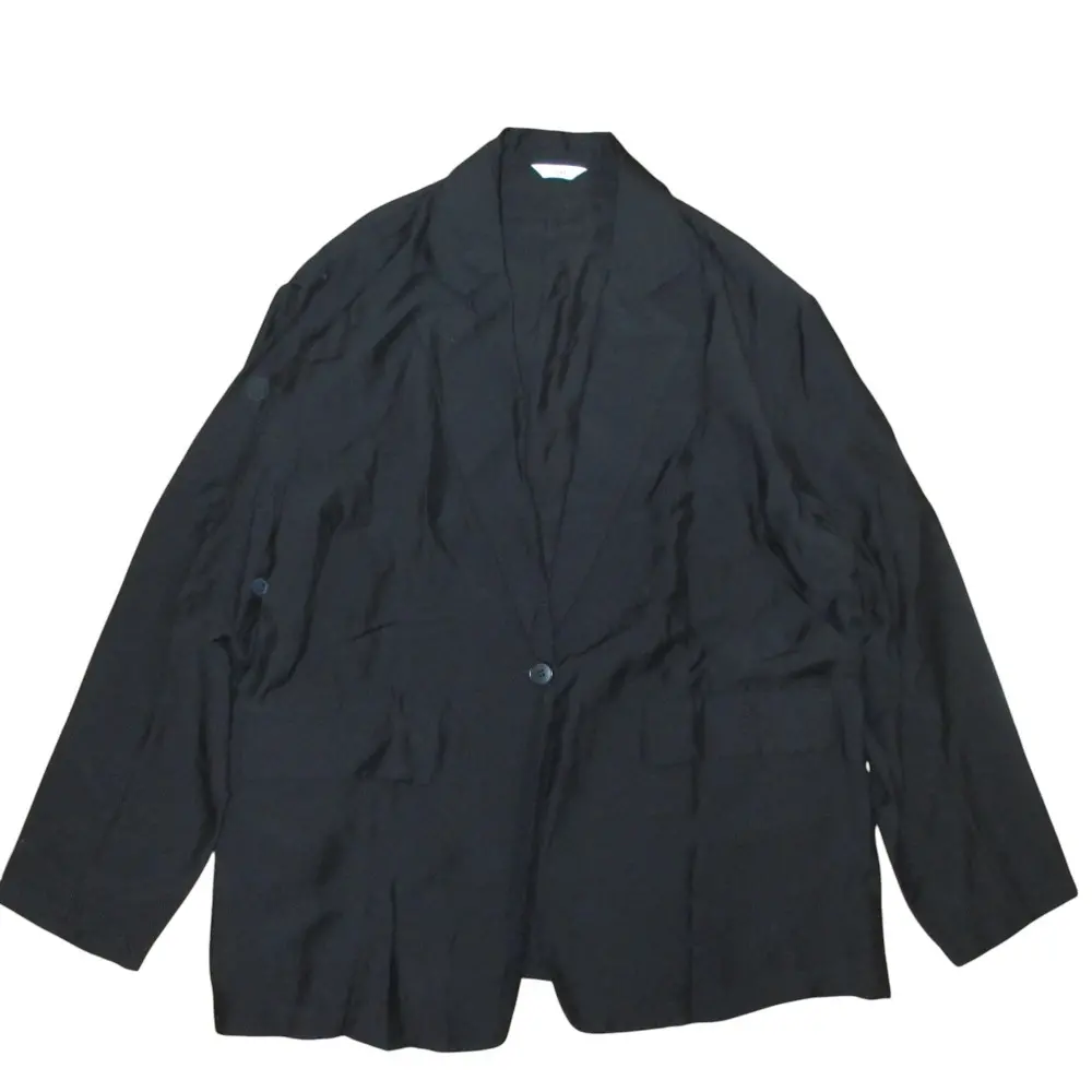 CLANE クラネ SHEER TAILORED SHIRT シアーテーラード ジャケット 16122-4182 サイズ1 ブラック