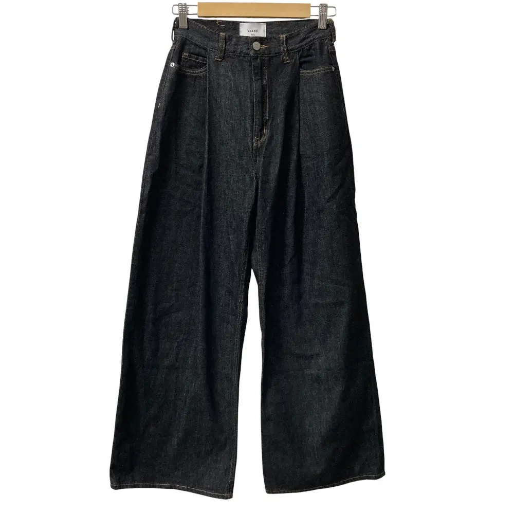 CLANE クラネ 広瀬すず TUCK WIDE DENIM PANTS デニムパンツ 17111-7312 サイズ1 ブラックの買取実績【2025年5月買取】