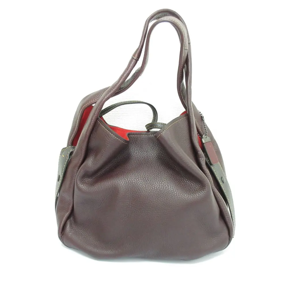 COACH コーチ 87363 レザー ハンドバッグ トートバッグ ブラウン