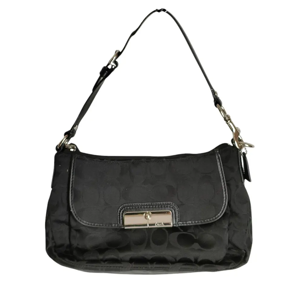 COACH コーチ シグネチャー キャンバス ミニ ショルダーバッグ ハンドバッグ 45265 ブラック